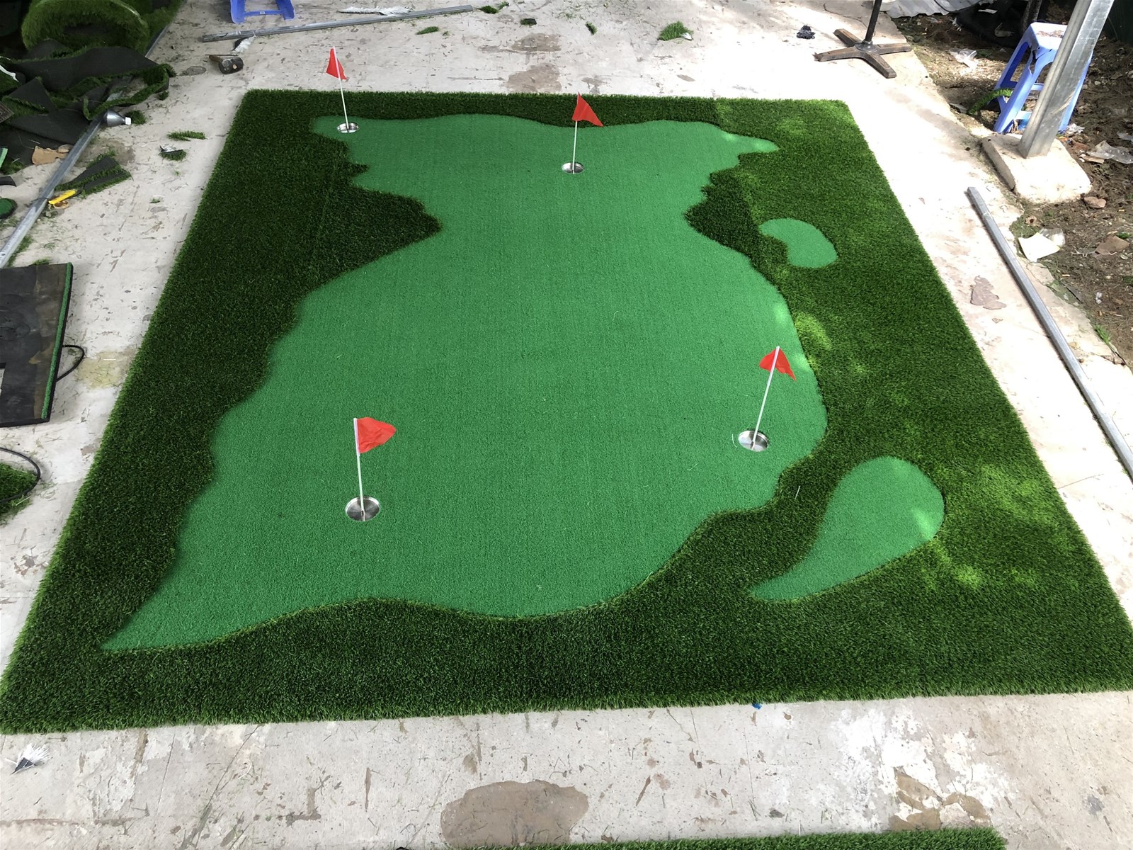 Thảm tập golf kích thước 3x4m độ dày 3cm