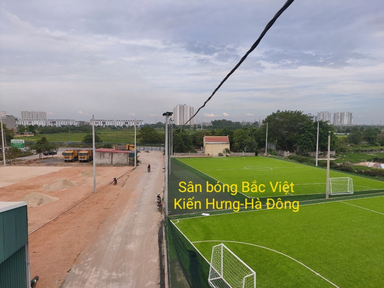 Thi công sân bóng Bắc Việt 4 tại Kiến Hưng Hà Đông