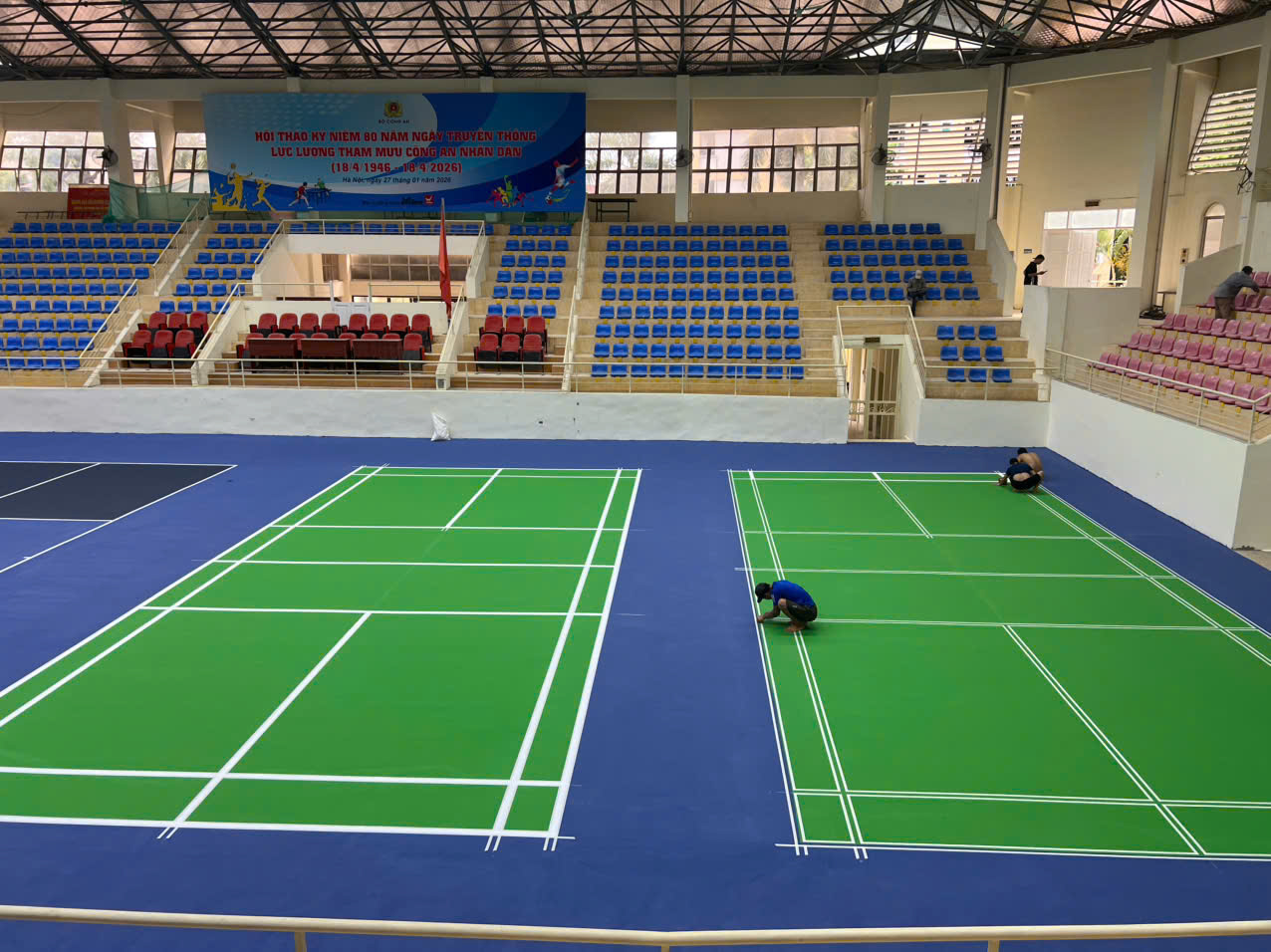 HOÀN THIỆN TỔ HỢP THỂ THAO TRƯỜNG HỌC VIỆN AN NINH C500
