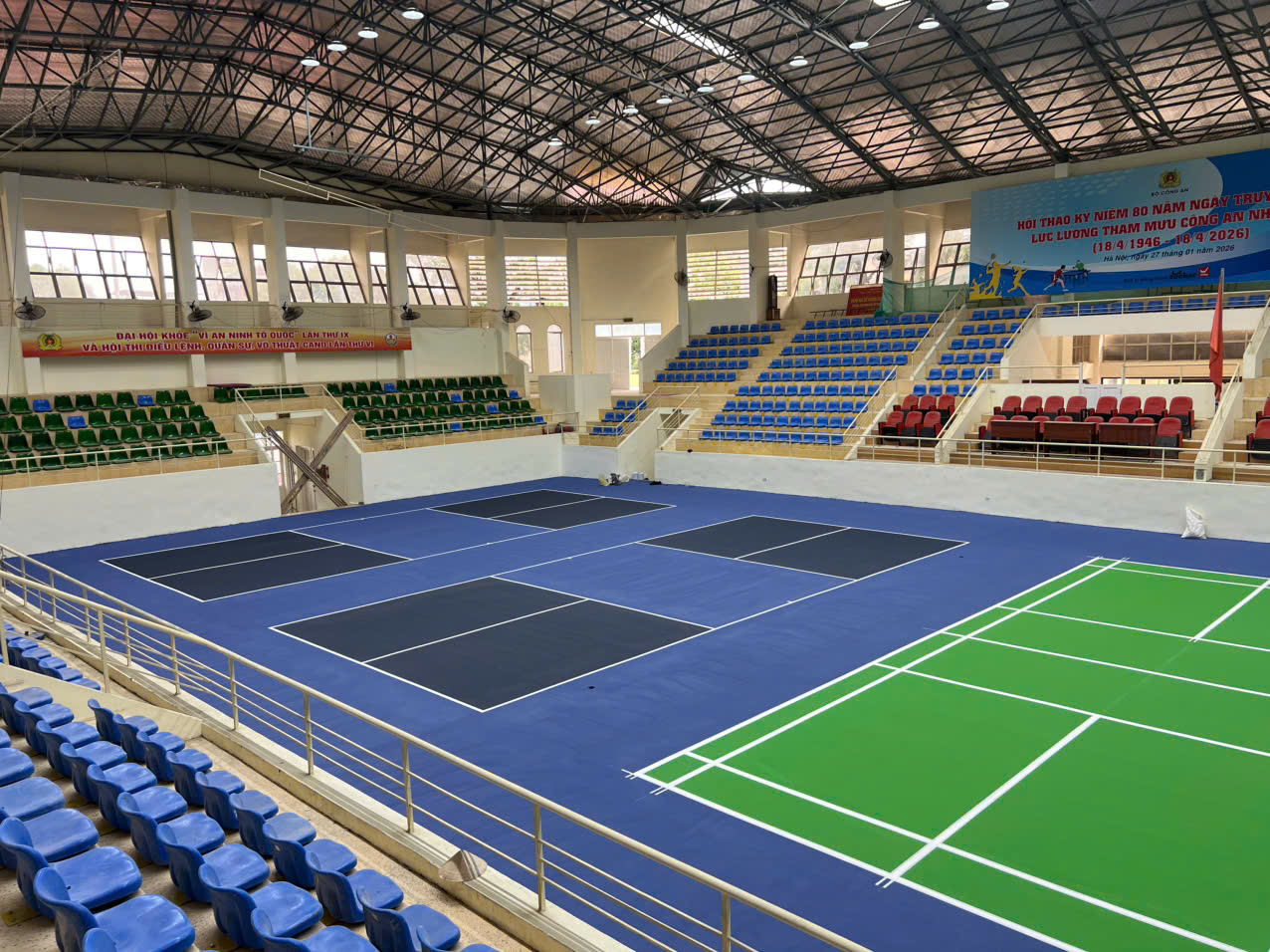 HOÀN THIỆN TỔ HỢP THỂ THAO TRƯỜNG HỌC VIỆN AN NINH C500