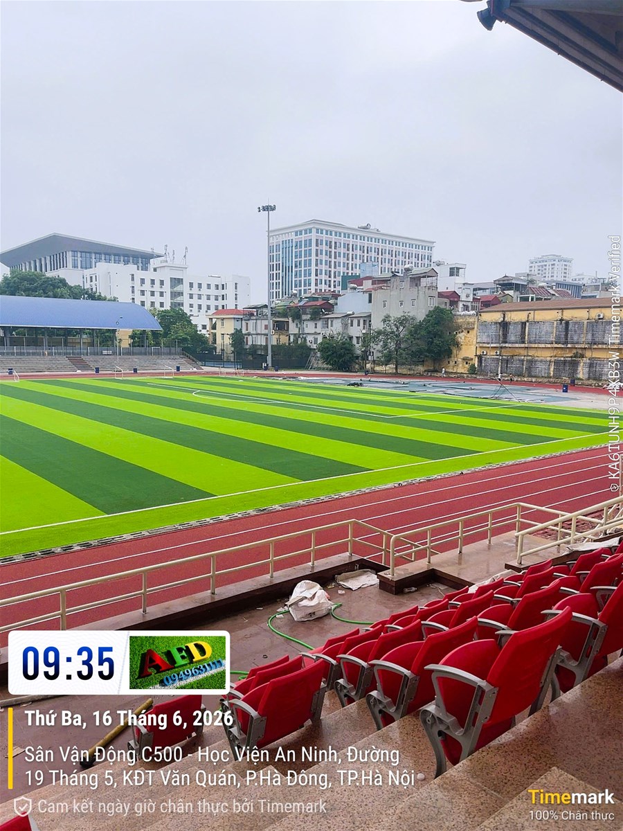 HOÀN THIỆN TỔ HỢP THỂ THAO TRƯỜNG HỌC VIỆN AN NINH C500