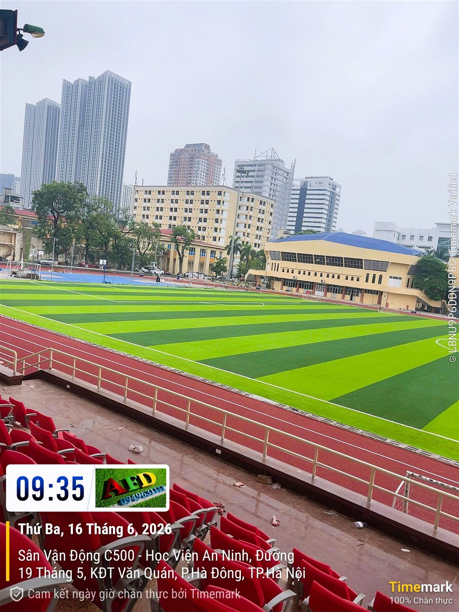 HOÀN THIỆN TỔ HỢP THỂ THAO TRƯỜNG HỌC VIỆN AN NINH C500