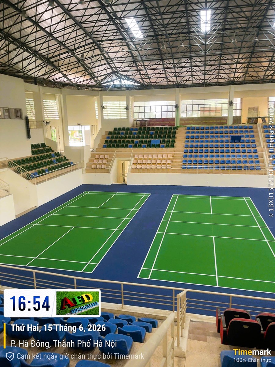 HOÀN THIỆN TỔ HỢP THỂ THAO TRƯỜNG HỌC VIỆN AN NINH C500
